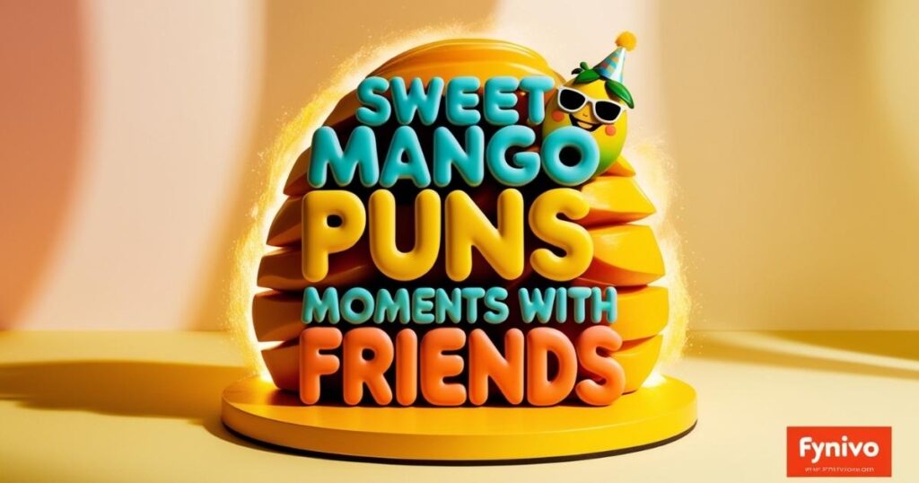 Sweet Mango Puns Moments with Friends