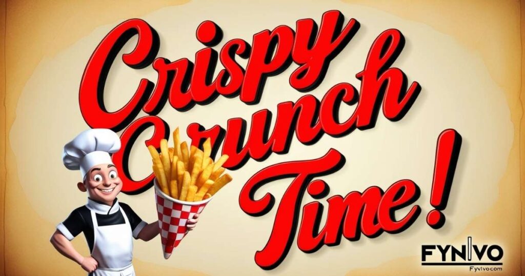 Crispy Crunch Time FRIES PUNS!