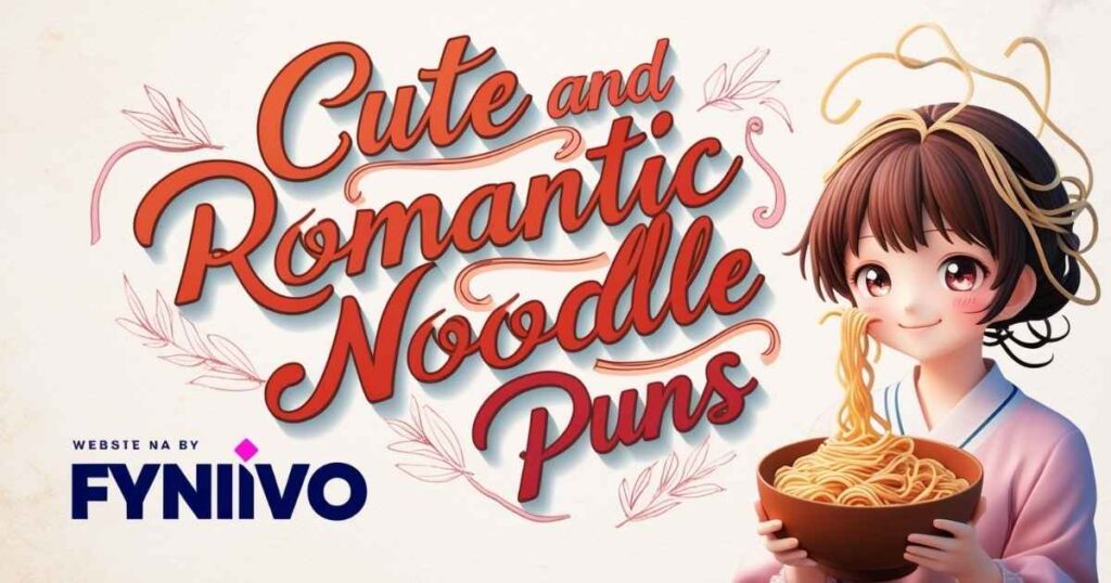 Cute and Romantic Noodle Puns