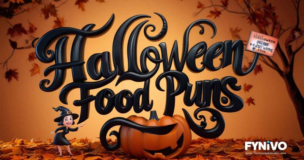 HALLOWEEN FOOD PUNS