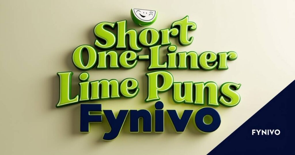 Short One-Liner Lime Puns