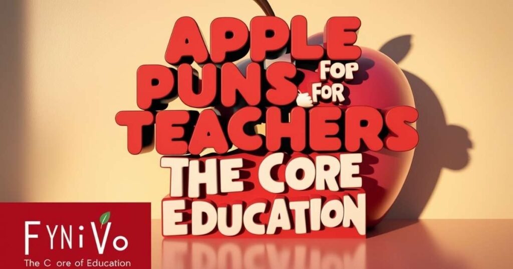 Apple Puns for Teachers: The Core of Education