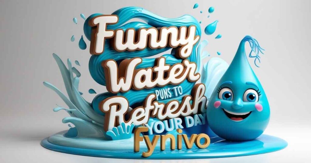 Funny Water Puns to Refresh Your Day