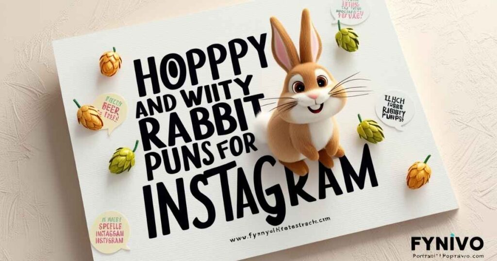 Hoppy and Witty Rabbit Puns for Instagram