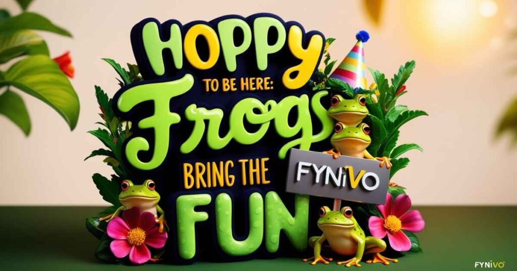 Hoppy to Be Here: Frogs Bring the Fun