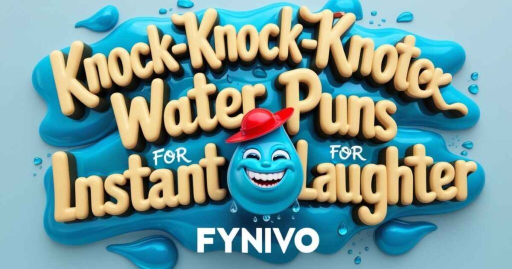 Knock-Knock Water Puns for Instant Laughter